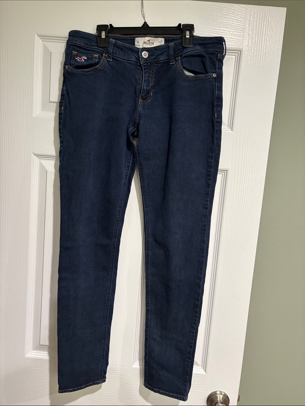 Hollister Women's Deep Indigo Skinny Jeans